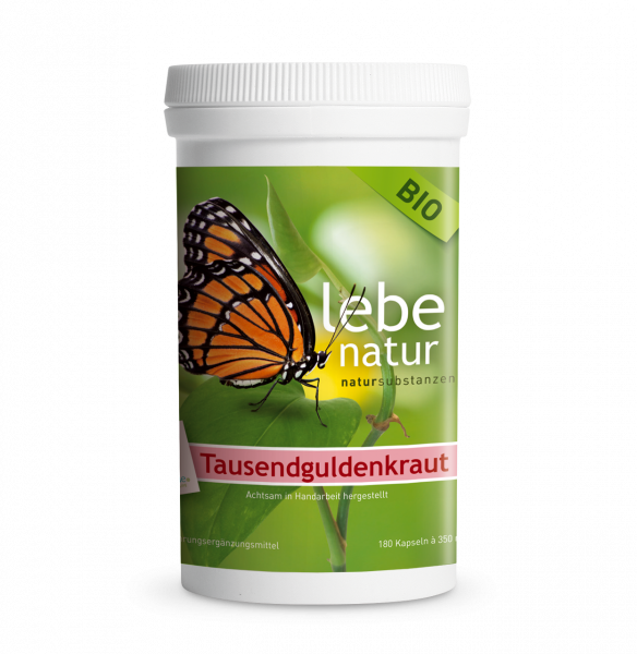 lebe natur® Tausendguldenkraut BIO Dose